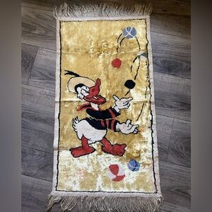Vintage Donald Duck rug